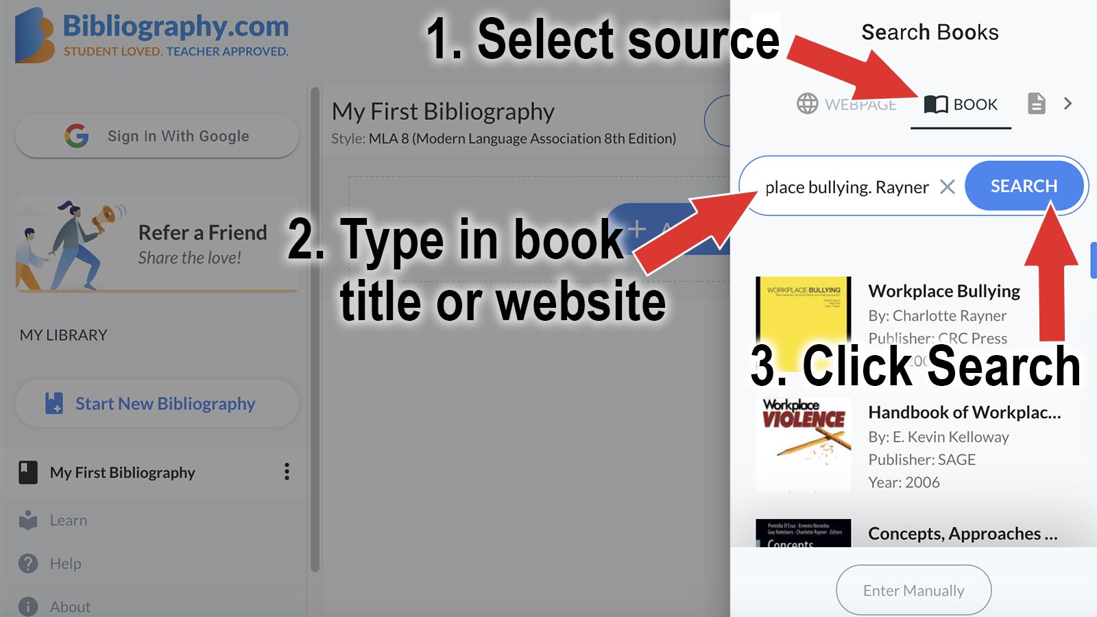 bibliography.com how to make citation