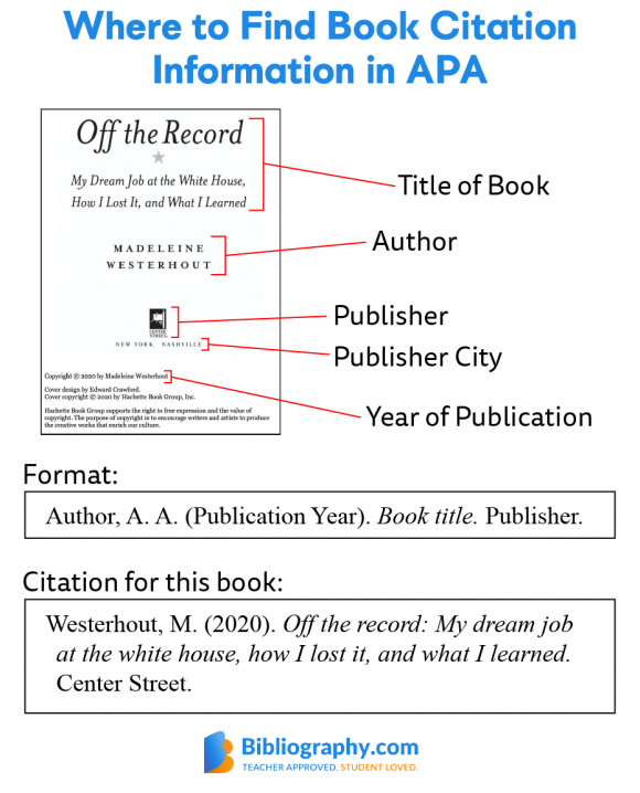 apa format book review