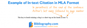 Creating Mla In-text Citations 