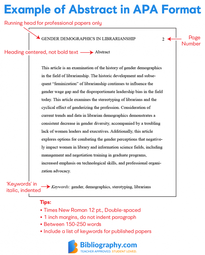 example of an apa literature review