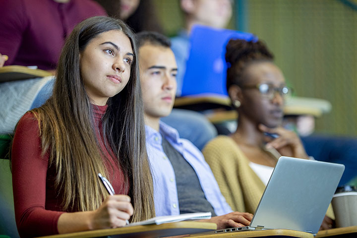 college students classroom lecture MLA writing