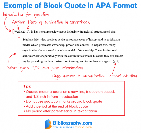 how to do a block quote