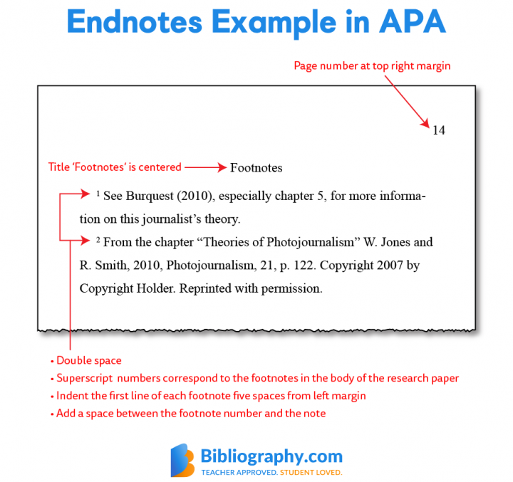 how to write footnote in research paper