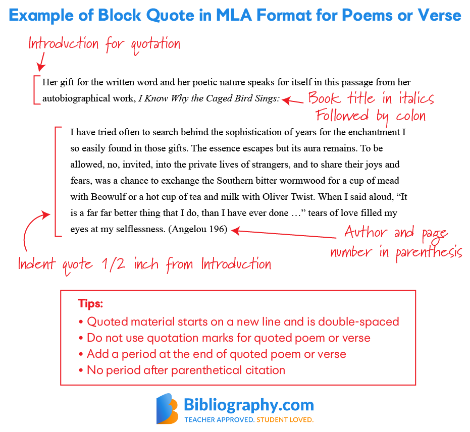 how to quote someone in mla format