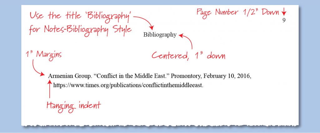 Example bibliography with Chicago style citations