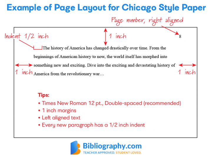 chicago style essay page numbers