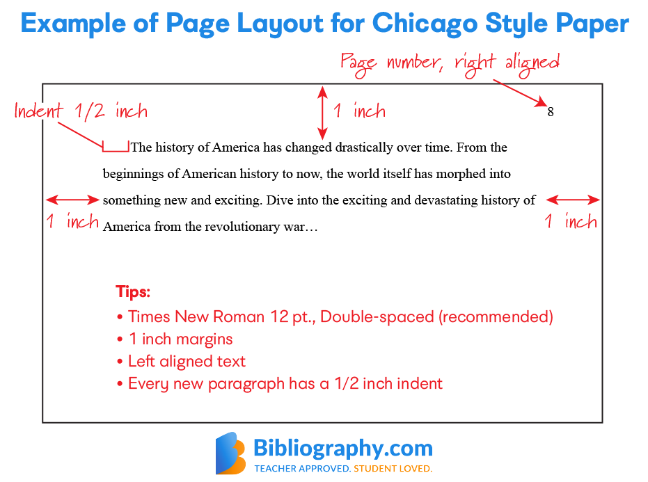 Chicago Style Paper Standard Format And Rules Bibliography Com