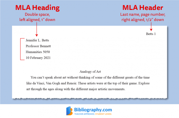 mla guidelines for essay